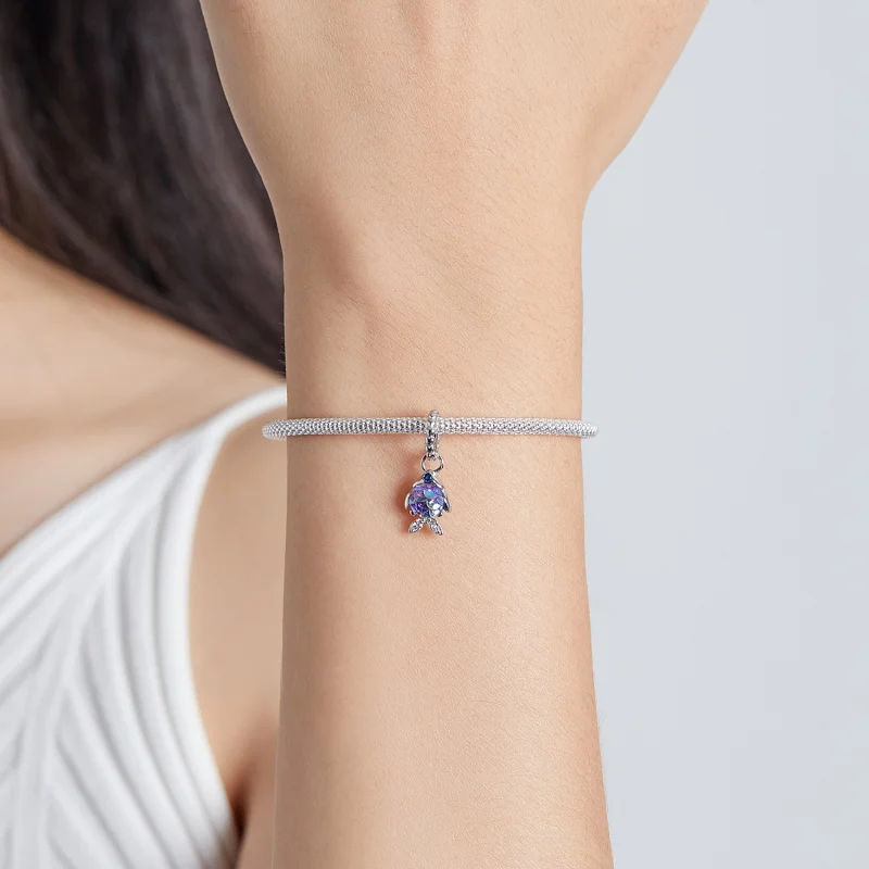 (image for) Pandora Style Dream Fish Dangle - SCC2033 - View 5