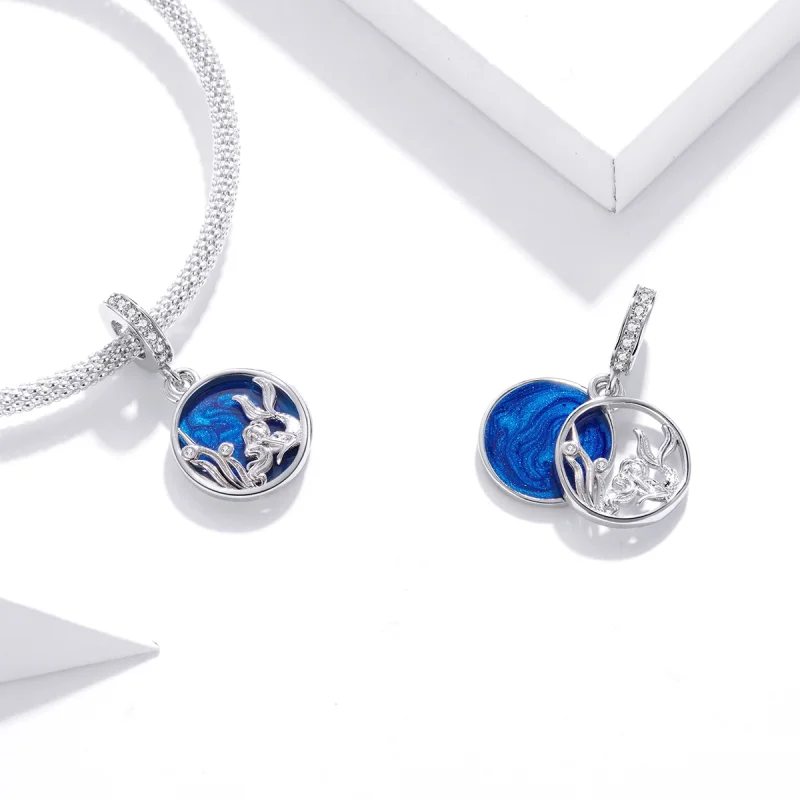 (image for) Pandora Style Dream Ocean Dangle - SCC1586 - View 3