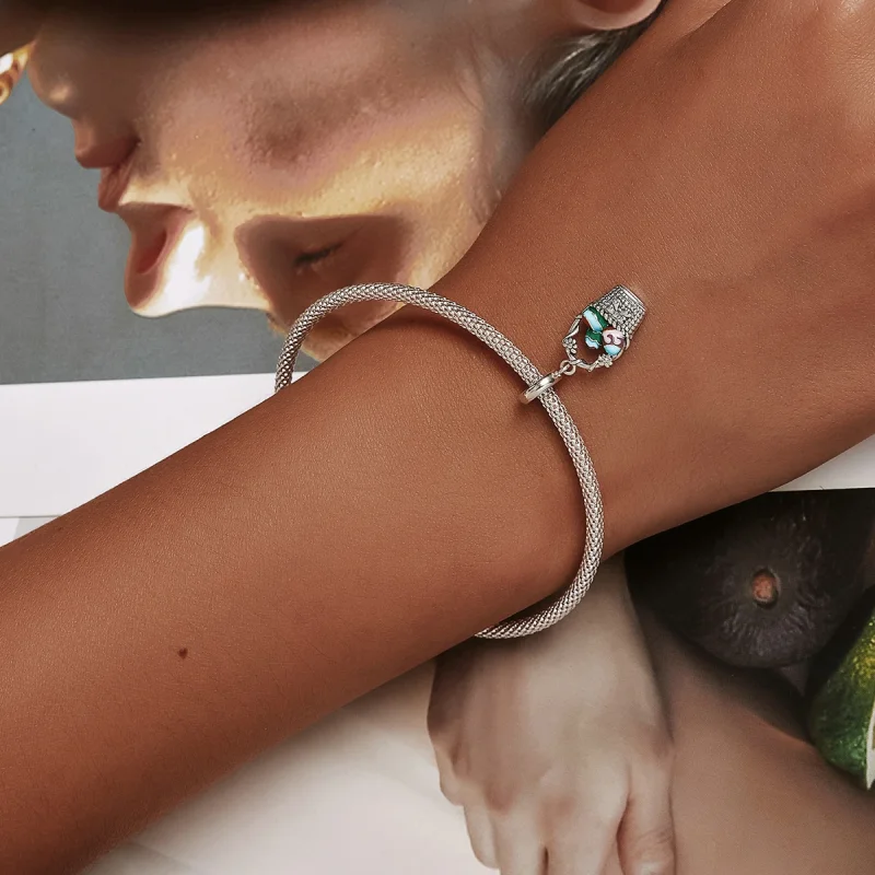 (image for) Pandora Style Egg Basket Dangle - SCC2118 - View 6