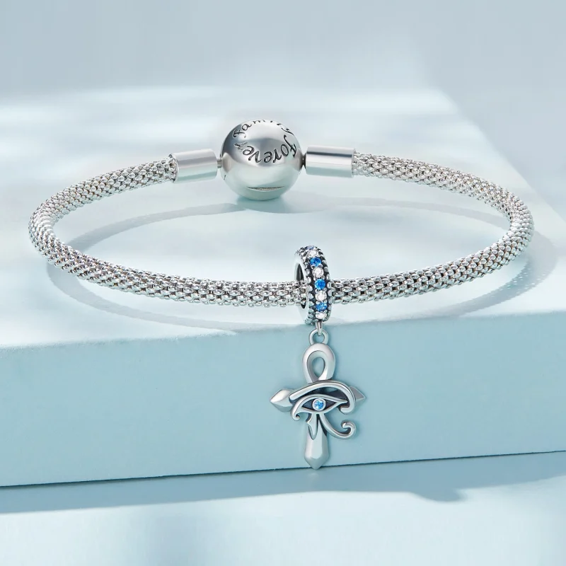 (image for) Pandora Style Eye of Horus On The Cross Dangle - SCC2371 - View 3