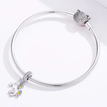 Pandora Style Fantasy Unicorn Dangle - BSC075