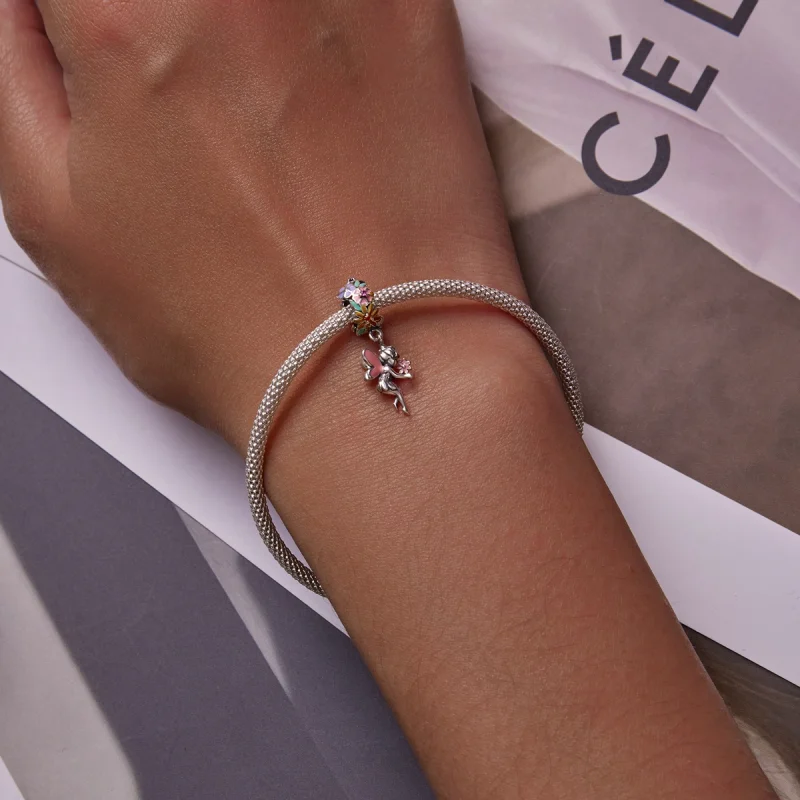 (image for) Pandora Style Flower Elf Dangle - BSC592 - View 5