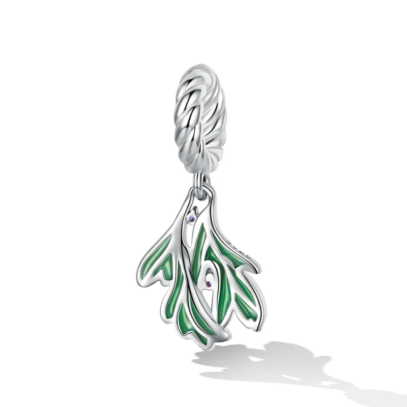 (image for) Pandora Style Fresh Leaves Dangle - SCC2295 - View 2