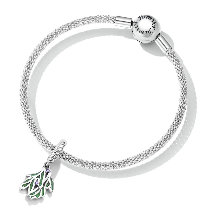 (image for) Pandora Style Fresh Leaves Dangle - SCC2295 - View 5