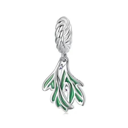Pandora Style Fresh Leaves Dangle - SCC2295
