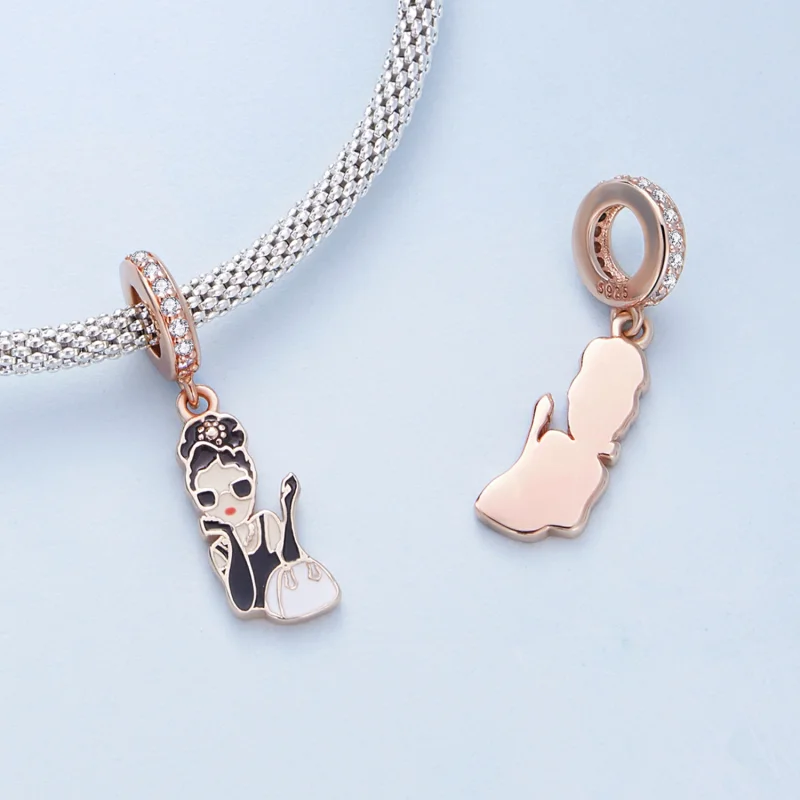 (image for) Pandora Style Goddess Hepburn Dangle - BSC641 - View 4