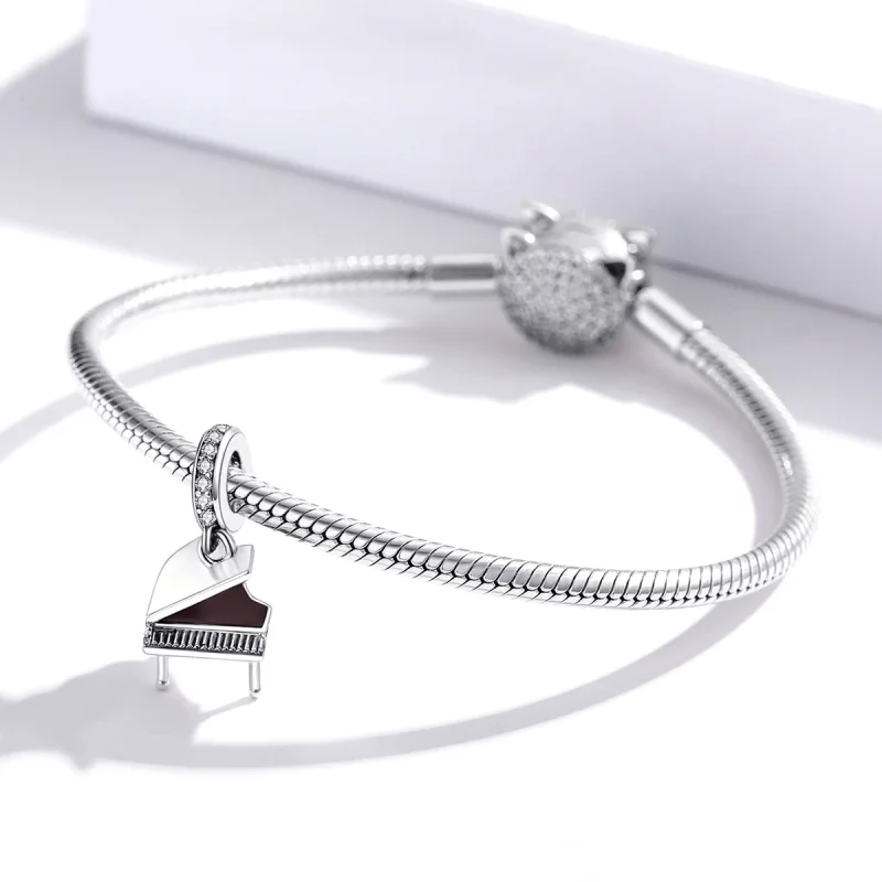 (image for) Pandora Style Grand Piano Dangle - SCC1733 - View 3