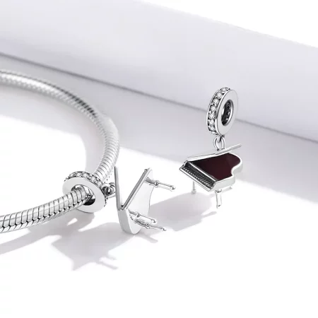 Pandora Style Grand Piano Dangle - SCC1733