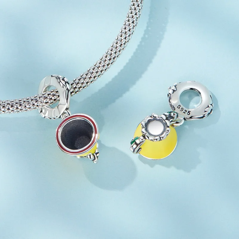 (image for) Pandora Style Grotesque Devil's Eye Teacup Dangle - SCC2375 - View 4