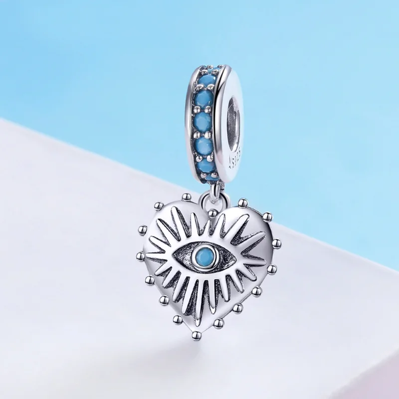 (image for) Pandora Style Heart of Bohemia Dangle - SCC873 - View 2