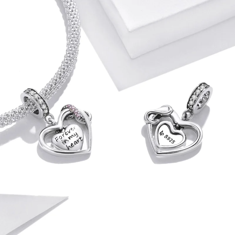 (image for) Pandora Style Infinite Love Dangle - BSC482 - View 4