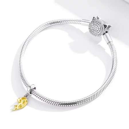 Pandora Style Intimacy - Half Heart Dangle - BSC465