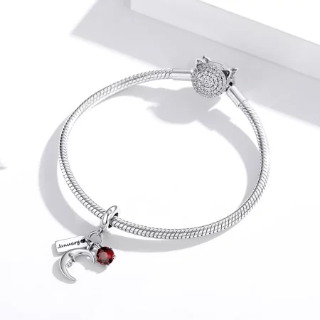 Pandora Style January Birthstone Dangle - SCC1719