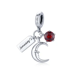 (image for) Pandora Style January Birthstone Dangle - SCC1719