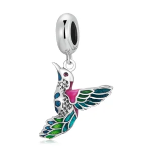 (image for) Pandora Style Kingfisher Dangle - SCC2126