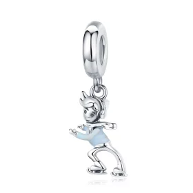 Pandora Style Little Boy Skiing Dangle - SCC1352 Pandora Style Little Boy Skiing Dangle - SCC1352
