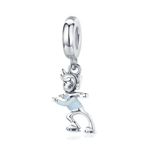 Pandora Style Little Boy Skiing Dangle - SCC1352 (image for) Pandora Style Little Boy Skiing Dangle - SCC1352