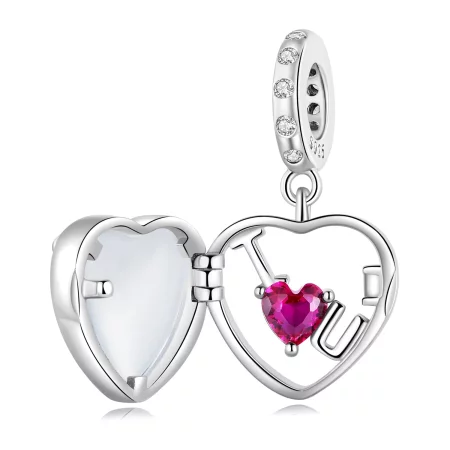 Pandora Style Locket I love you Dangle - BSC681 Pandora Style Locket I love you Dangle - BSC681