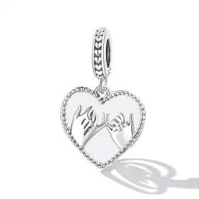 Pandora Style Love Hand In Hand Dangle - SCC2270 Pandora Style Love Hand In Hand Dangle - SCC2270