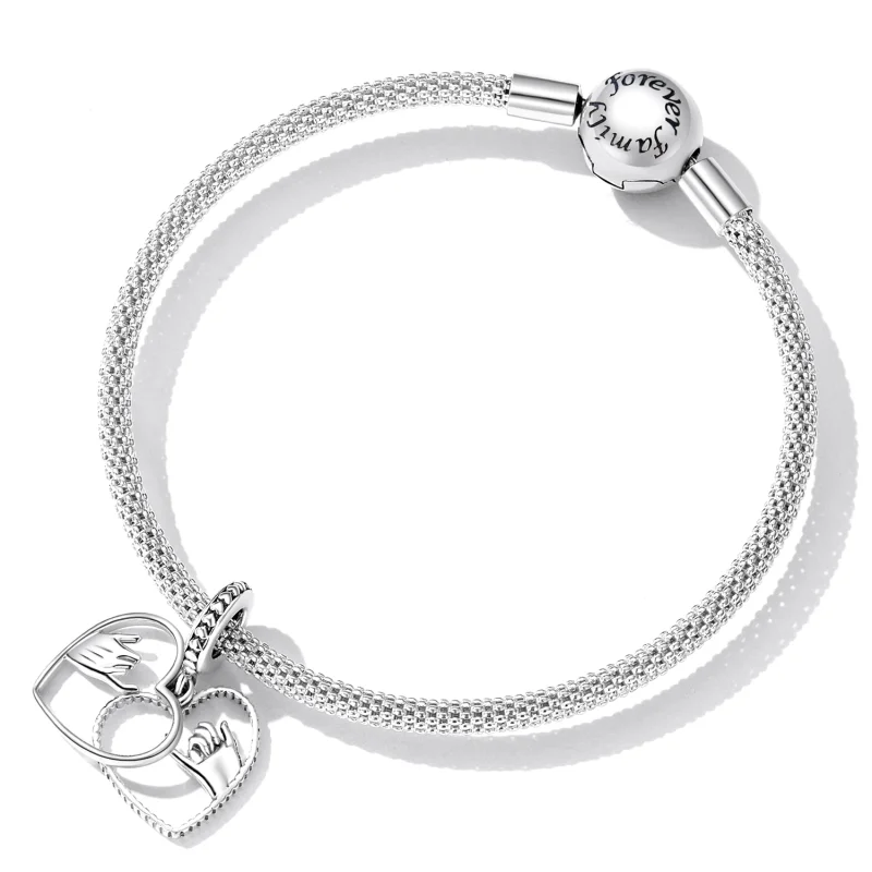(image for) Pandora Style Love Hand In Hand Dangle - SCC2270 - View 5