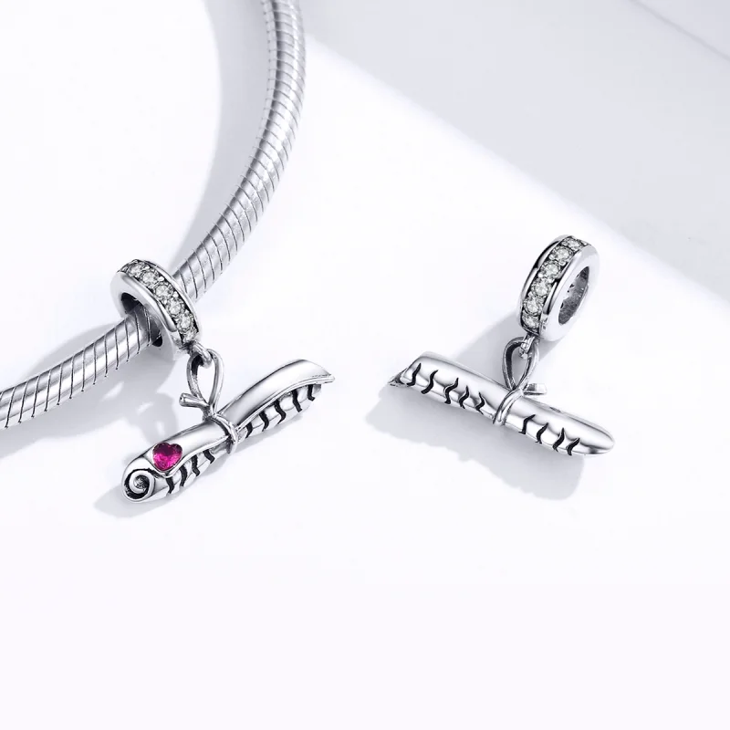 (image for) Pandora Style Love Letter Dangle - SCC1428 - View 3