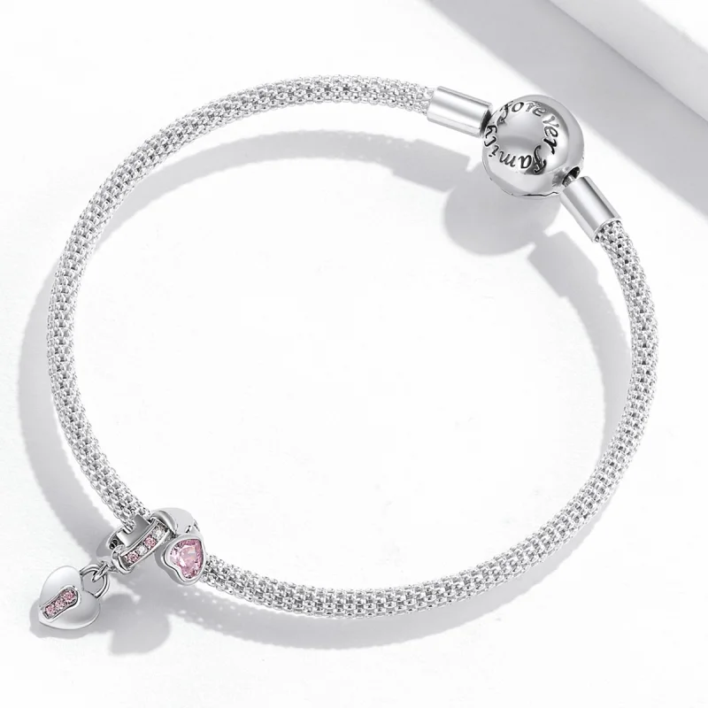 (image for) Pandora Style Love Lock Dangle - SCC2124 - View 3
