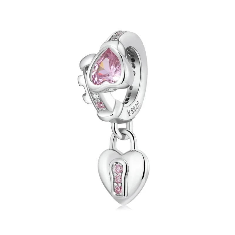 (image for) Pandora Style Love Lock Dangle - SCC2124 - Product Image