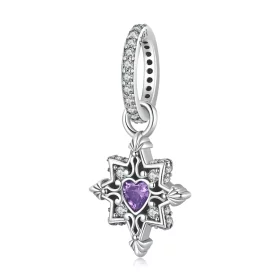 Pandora Style Love Starburst Dangle - SCC2147 Pandora Style Love Starburst Dangle - SCC2147