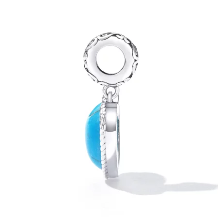 Pandora Style Love Turquoise Dangle - SCC2227
