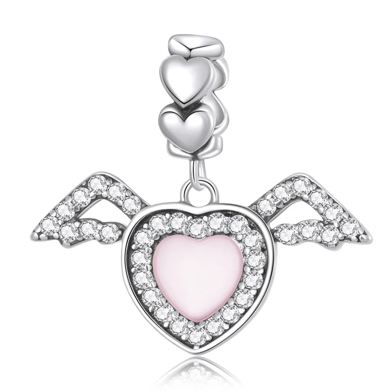 (image for) Pandora Style Love Wings Dangle - SCC2229 - Product Image