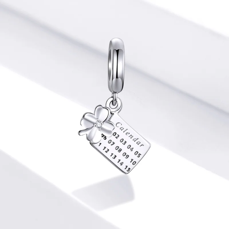 (image for) Pandora Style Lucky Calendar Dangle - BSC257 - View 2