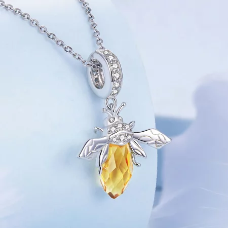 Pandora Style Murano Glass Bee Dangle - BSC710