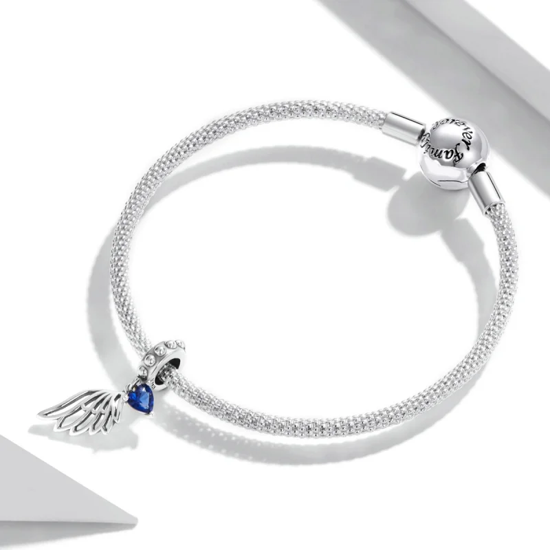 (image for) Pandora Style Openwork Out Wings Dangle - SCC2071 - View 3