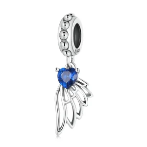 (image for) Pandora Style Openwork Out Wings Dangle - SCC2071