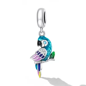 Pandora Style Parrot Dangle - SCC2271 Pandora Style Parrot Dangle - SCC2271