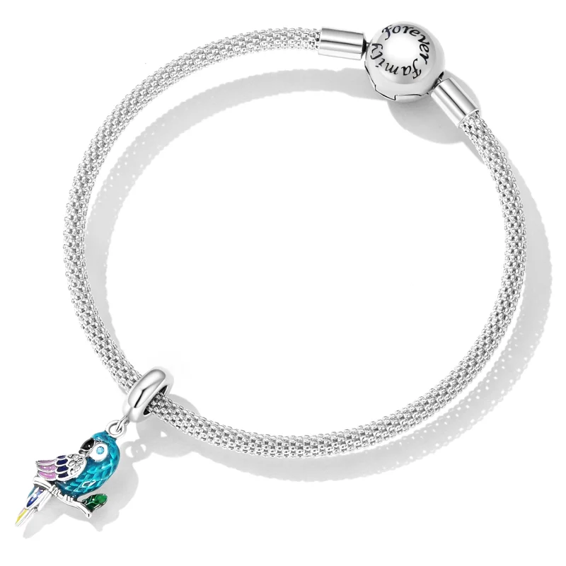(image for) Pandora Style Parrot Dangle - SCC2271 - View 5