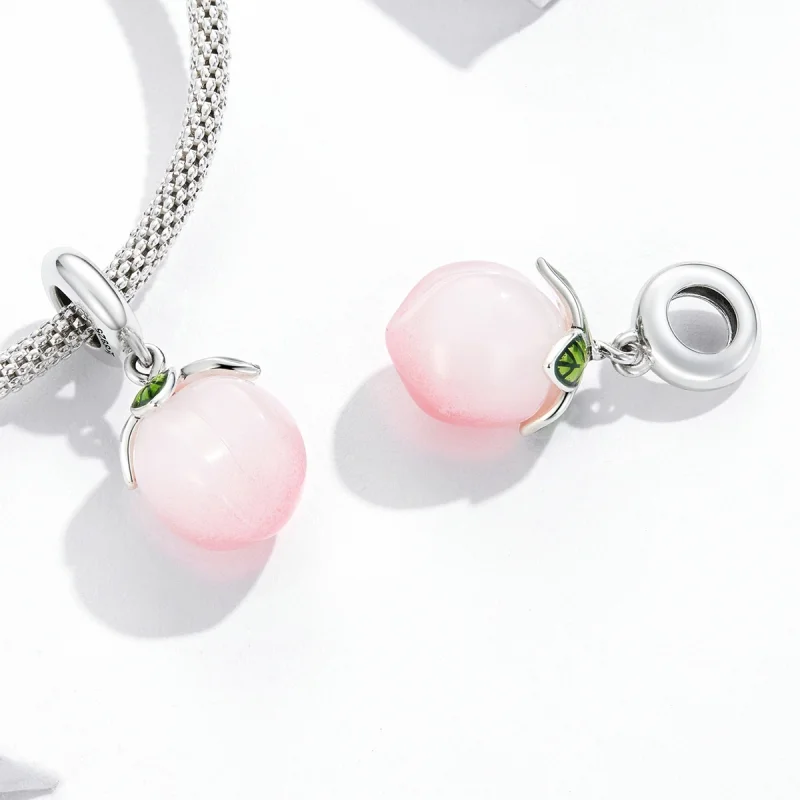 (image for) Pandora Style Peaches Dangle - SCC2177 - View 4