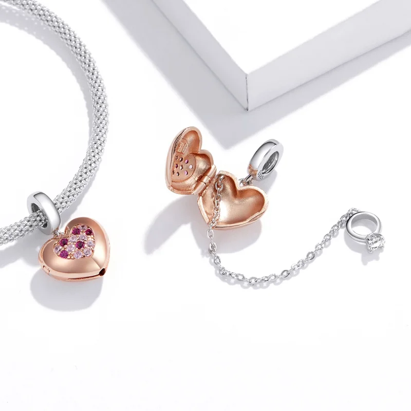 (image for) Pandora Style Promise of Love Dangle - BSC396 - View 4