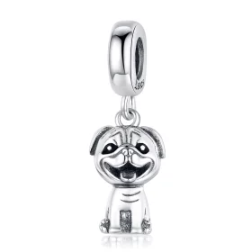 Pandora Style Pug Dangle - SCC1320