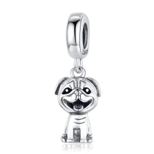 (image for) Pandora Style Pug Dangle - SCC1320