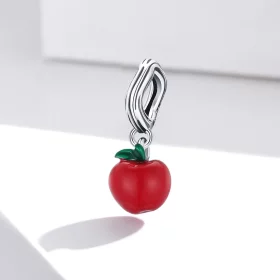 Pandora Style Red Apple Dangle - SCC1913 Pandora Style Red Apple Dangle - SCC1913
