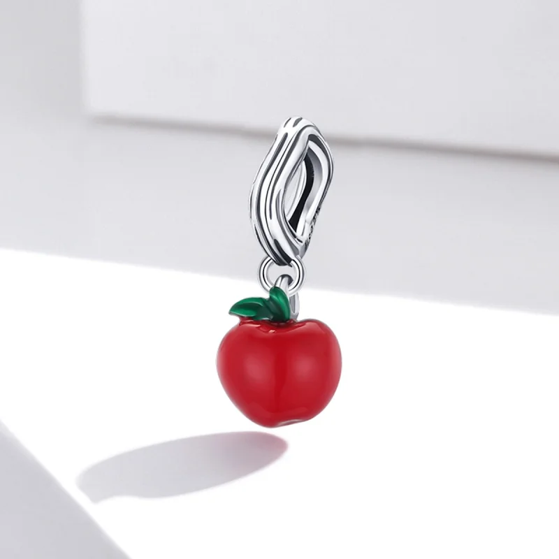 (image for) Pandora Style Red Apple Dangle - SCC1913 - View 2