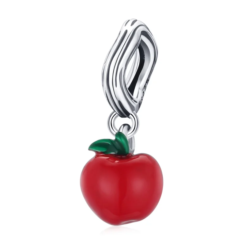 (image for) Pandora Style Red Apple Dangle - SCC1913 - Product Image