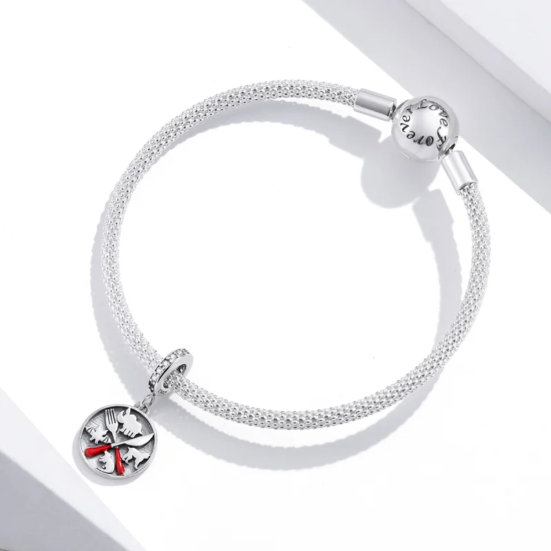 (image for) Pandora Style Refuse to Eat Wild Animals Dangle - SCC1588 - View 4