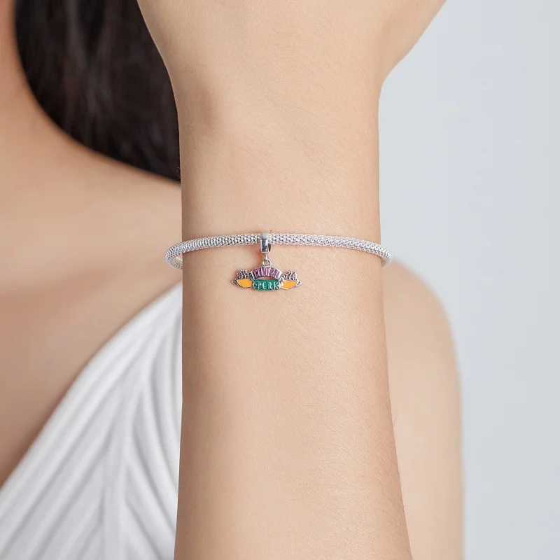 (image for) Pandora Style Retro Coffee Shop Dangle - SCC1969 - View 5