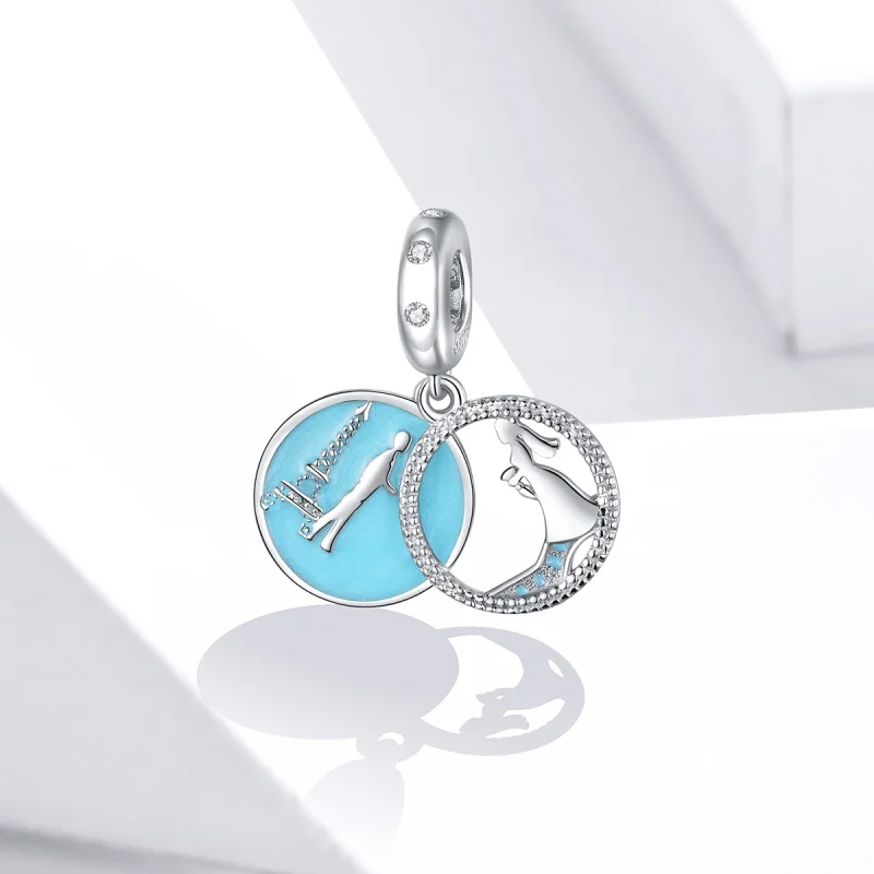 (image for) Pandora Style Romantic Encounter Dangle - BSC312 - View 2