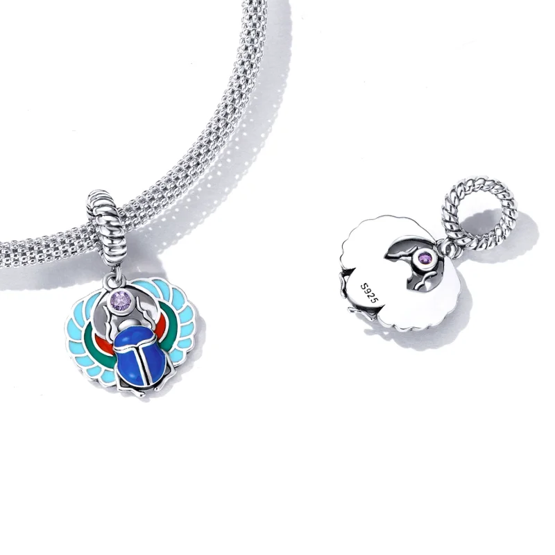 (image for) Pandora Style Scarab Dangle - SCC2255 - View 4