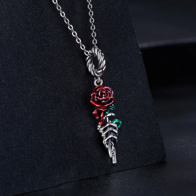 (image for) Pandora Style Scarlet Rose Dangle - SCC2404 - View 2