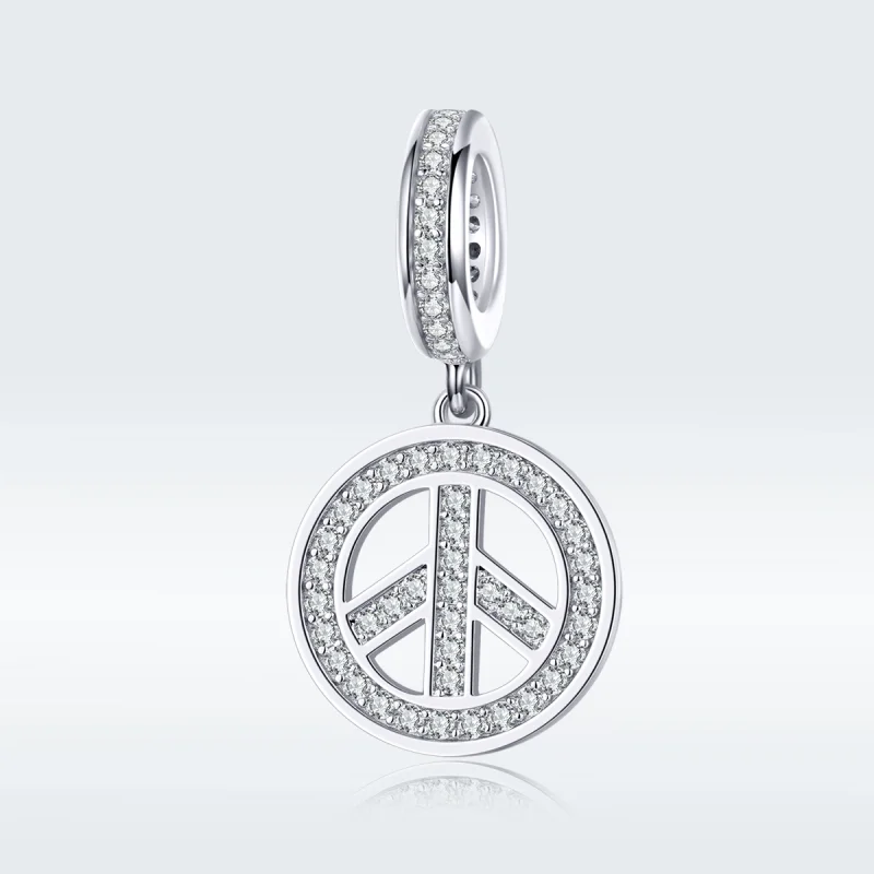 (image for) Pandora Style Silver Anti-War Dangle - SCC1367 - Product Image