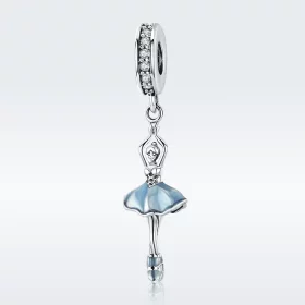 Pandora Style Silver Ballerina Dangle - SCC514 Pandora Style Silver Ballerina Dangle - SCC514
